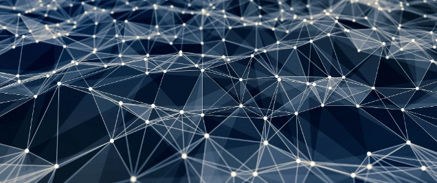 network low poly background