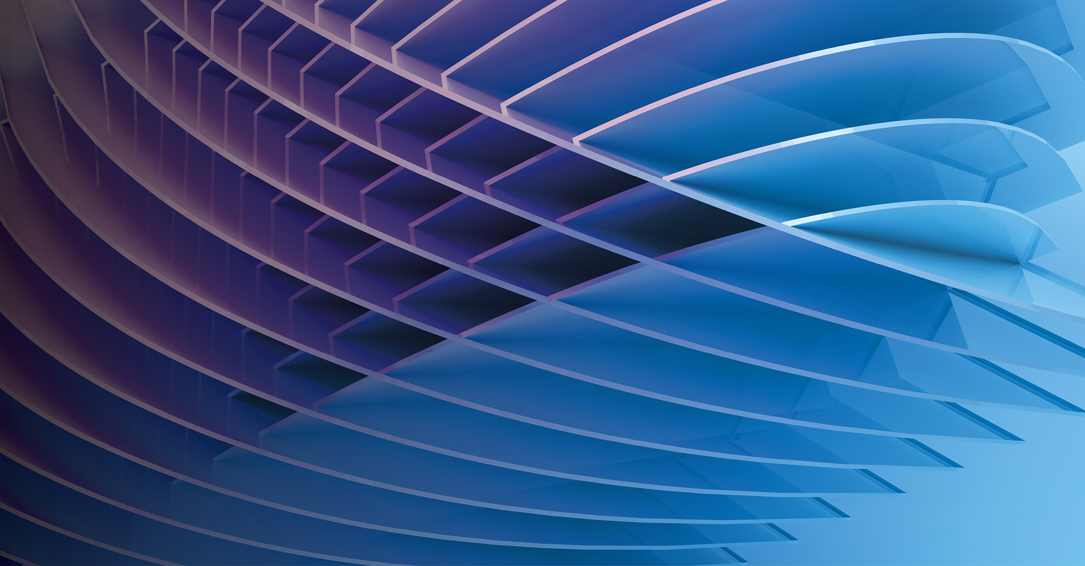 Image of abstract blue and purple lines